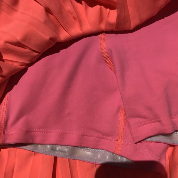 LULULEMON PLEAT TO STREET SKIRT SKORT GRAPEFRUIT - Picture 6 of 7